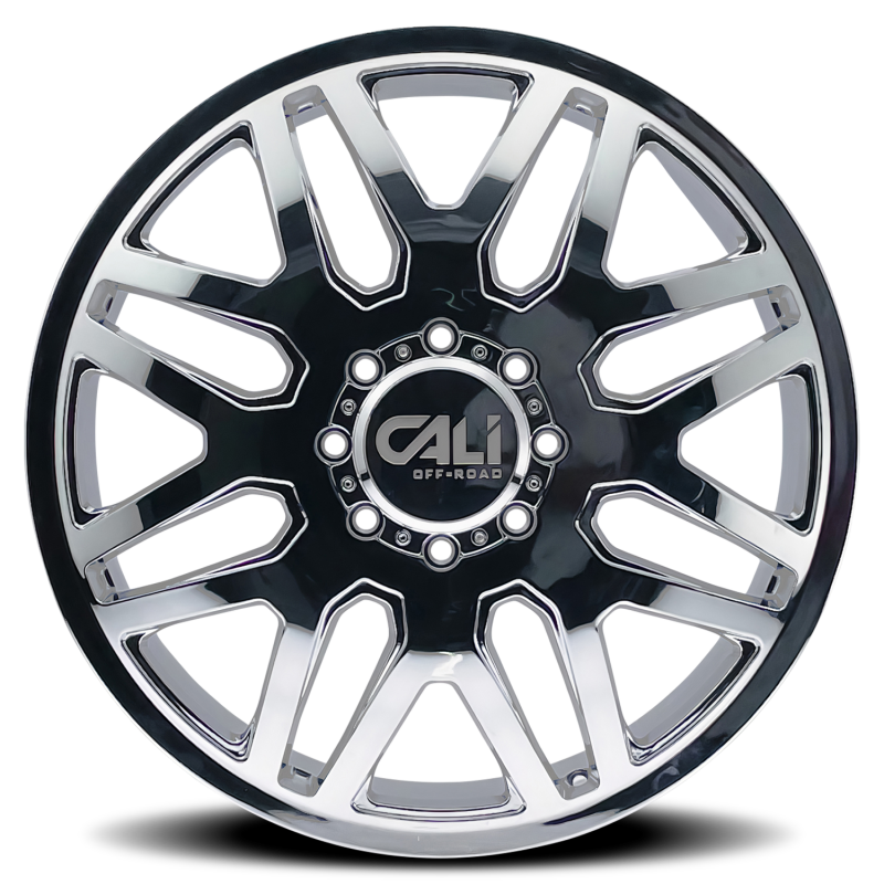 Picture of Cali Off-Road 9115D Invader Dually 24x8.25 / 8x200 BP / 115mm Offset / 142mm Hub Chrome Wheel
