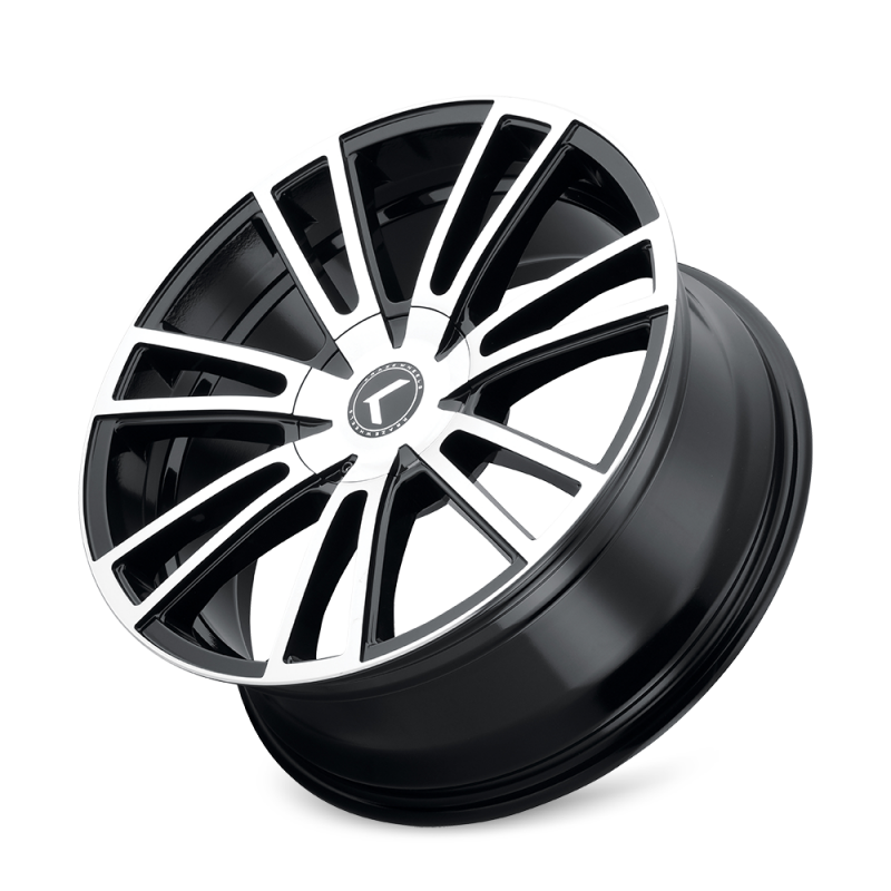 Picture of Kraze KR183 Spectra 20x8.5 / 5x108/114.3 BP / 38mm Offset / 72.62mm Hub Gloss Black Machined Wheel