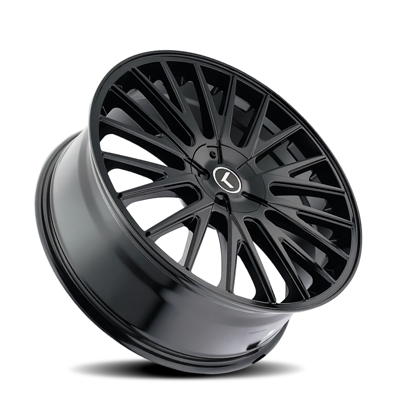Picture of Kraze KR185 Double Down 20x8.5 / 5x108/114.3 BP / 38mm Offset / 73mm Hub Gloss Black Wheel