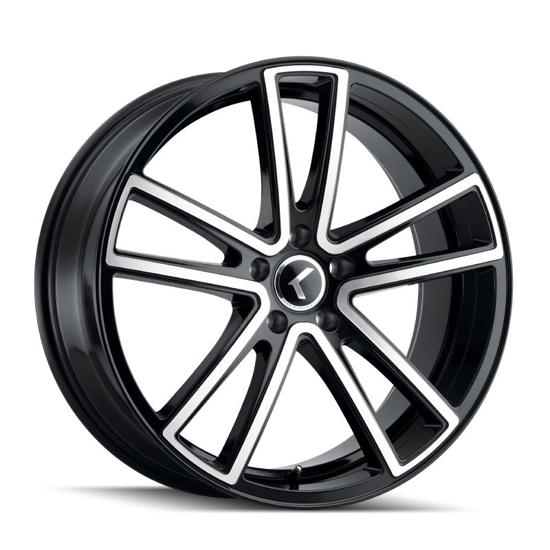 Picture of Kraze KR190 Lusso 20x8.5 / 5x115 BP / 38mm Offset / 72.62mm Hub Gloss Black Machined Wheel