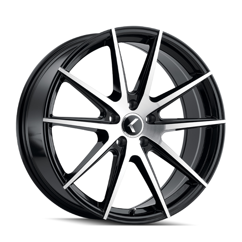 Picture of Kraze KR193 Turismo 20x8.5 / 5x115 BP / 38mm Offset / 72.62mm Hub Gloss Black Machined Wheel