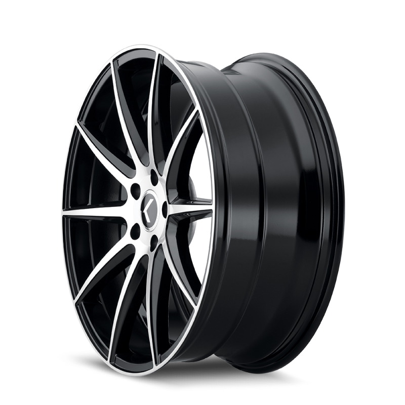 Picture of Kraze KR194 Cosmos 20x8.5 / 5x114.3 BP / 38mm Offset / 72.62mm Hub Gloss Black Machined Wheel