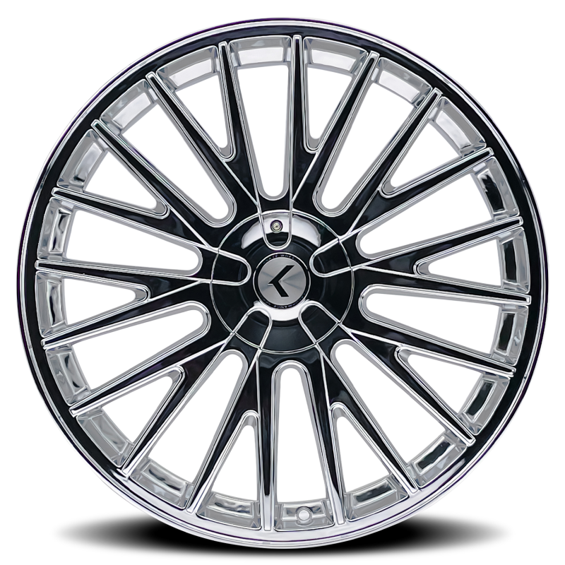 Picture of Kraze KR185 Double Down 20x8.5 / 5x112/120 BP / 38mm Offset / 73mm Hub Chrome Wheel
