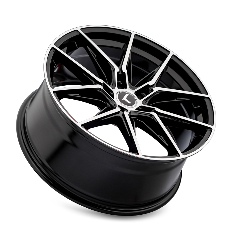 Picture of Kraze KR196 Evolve 19x8.5 / 5x120 BP / 30mm Offset / 72.56mm Hub Gloss Black Machined Wheel