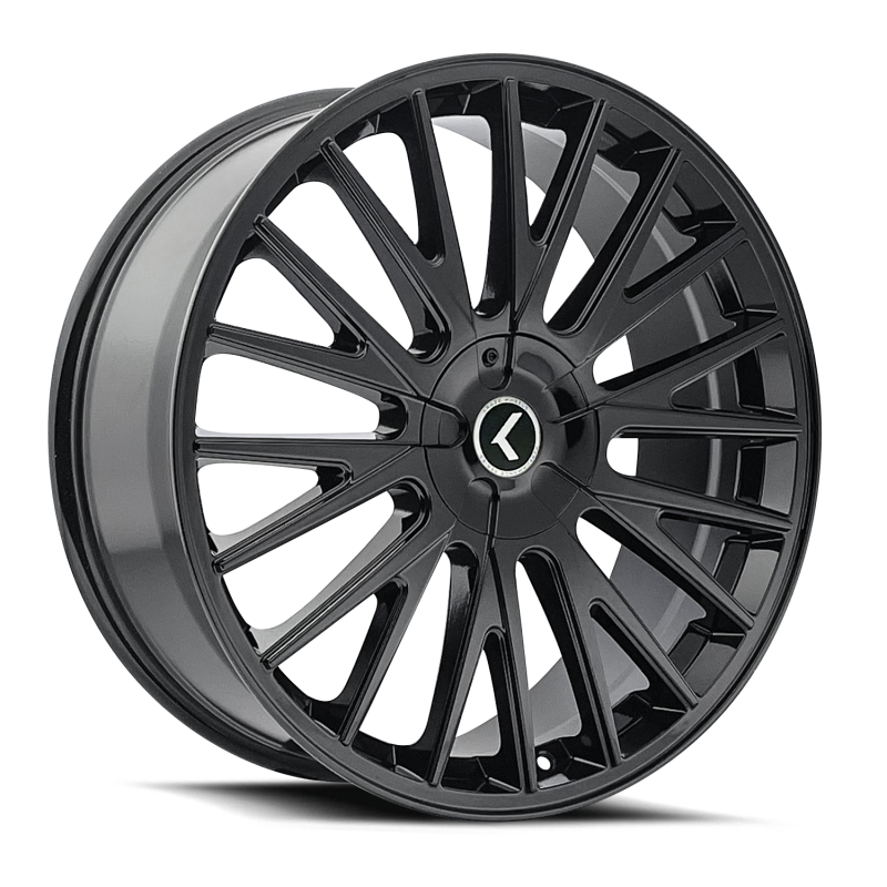 Picture of Kraze KR185 Double Down 18x8 / 5x112/120 BP / 40mm Offset / 74.1mm Hub Gloss Black Wheel