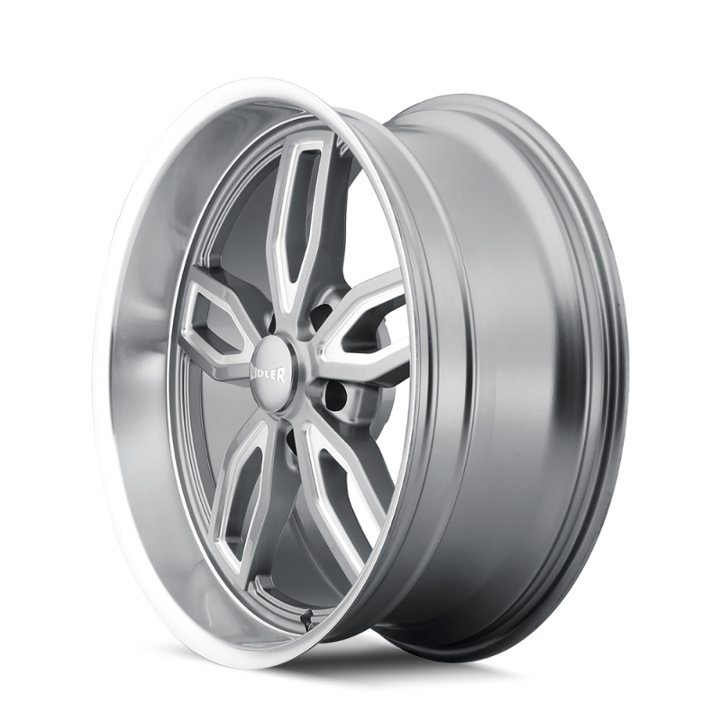 Picture of Ridler 608 20x10 / 5x114.3 BP / 0mm Offset / 72.62mm Hub Gloss Grey Milled Wheel