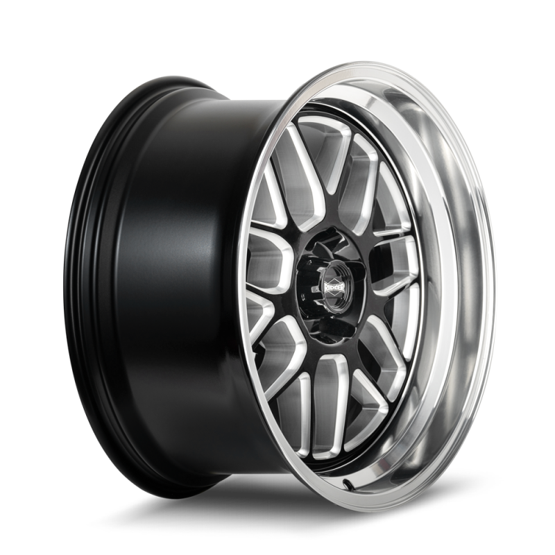 Picture of Ridler 611 20x10 / 5x127 BP / 0mm Offset / 83.82mm Hub Gls Blk Mill w/ Diamond Cut Lip Wheel