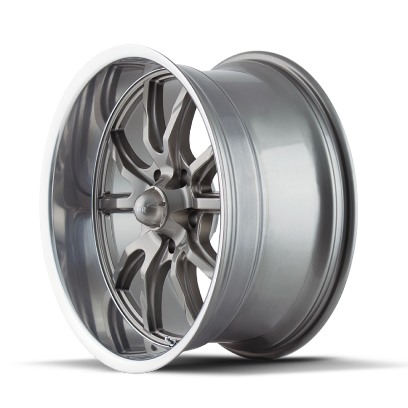 Picture of Ridler 650 20x8.5 / 5x120.65 BP / 0mm Offset / 83.82mm Hub Gloss Grey Polished Wheel