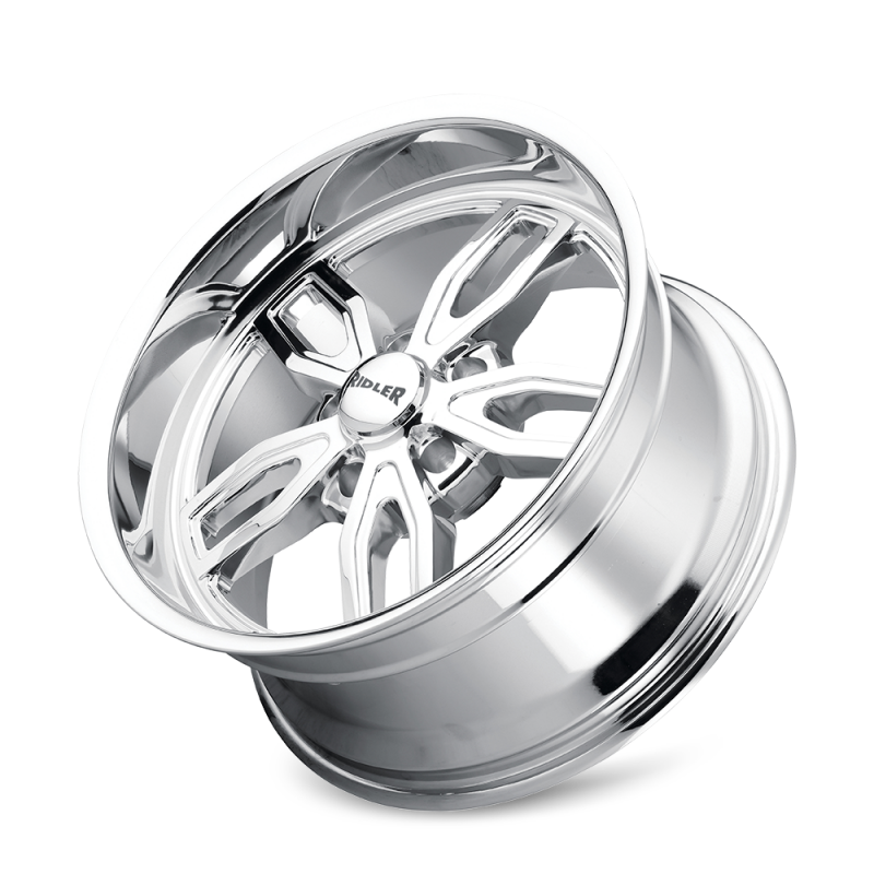 Picture of Ridler 608 20x8.5 / 5x127 BP / 0mm Offset / 78.3mm Hub Chrome Wheel