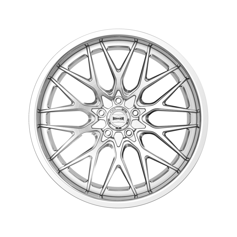 Picture of Ridler 681 22x9 / 5x127 BP / 0mm Offset / 83.82mm Hub Brushed w/ Polished Lip Wheel