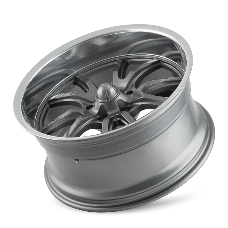 Picture of Ridler 650 18x8 / 5x114.3 BP / 0mm Offset / 83.82mm Hub Gloss Grey Polished Wheel