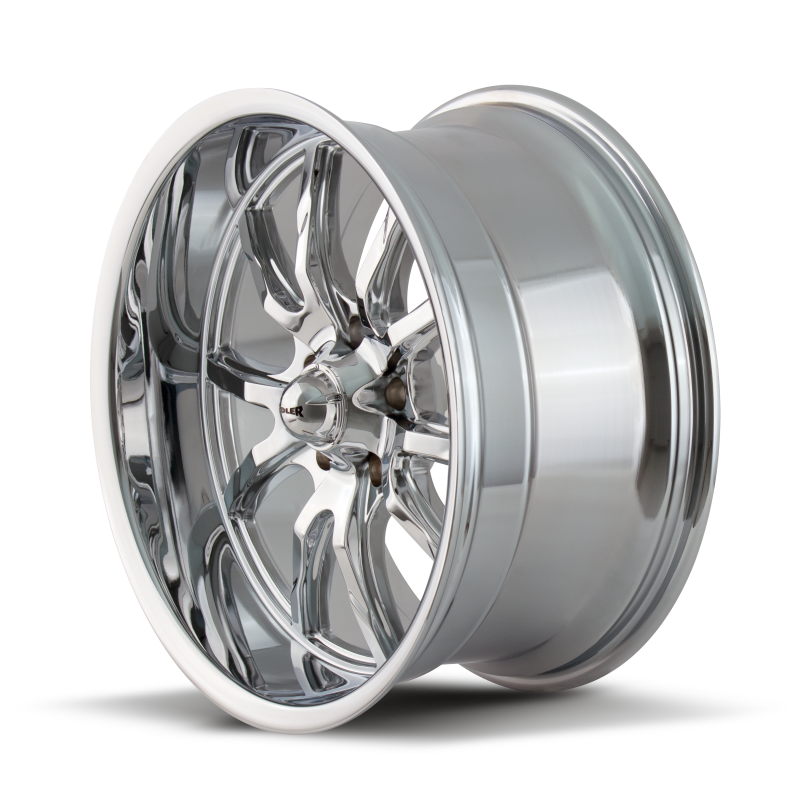 Picture of Ridler 650 18x8 / 5x127 BP / 0mm Offset / 83.82mm Hub Chrome Wheel