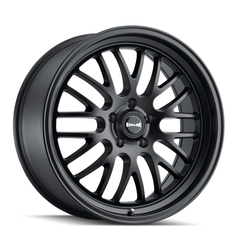 Picture of Ridler 607 18x8 / 5x120.65 BP / 0mm Offset / 83.82mm Hub Matte Black Wheel