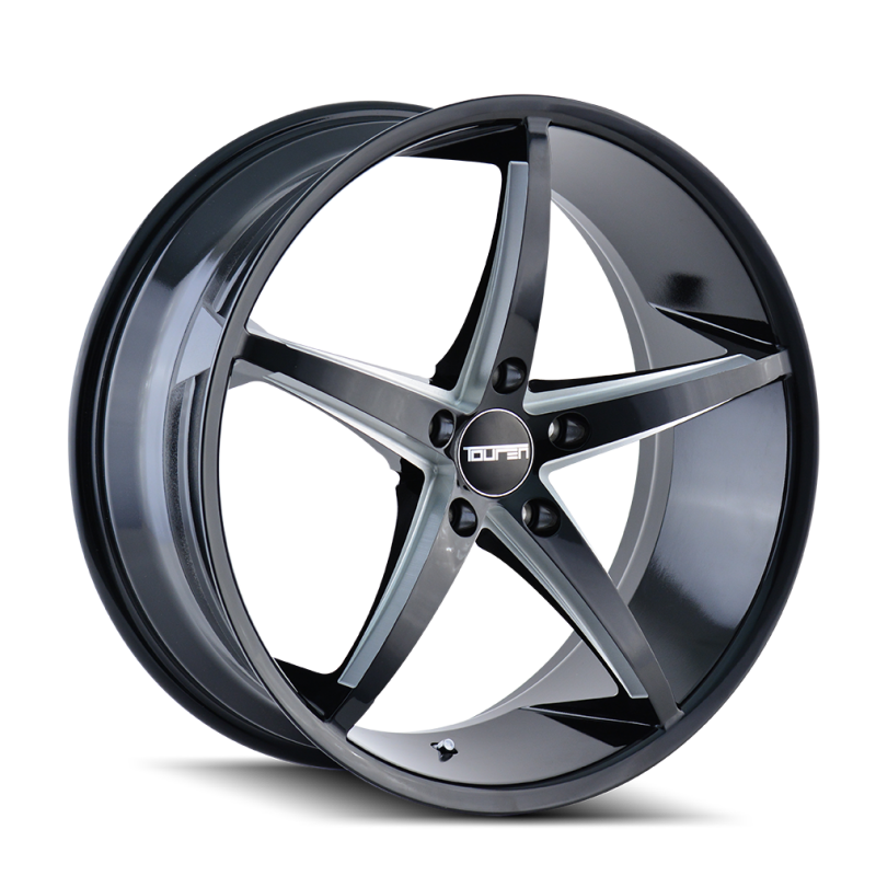 Picture of Touren 3270 TR70 17x7.5 / 5x120 BP / 40mm Offset / 74.1mm Hub Gloss Black Milled Wheel