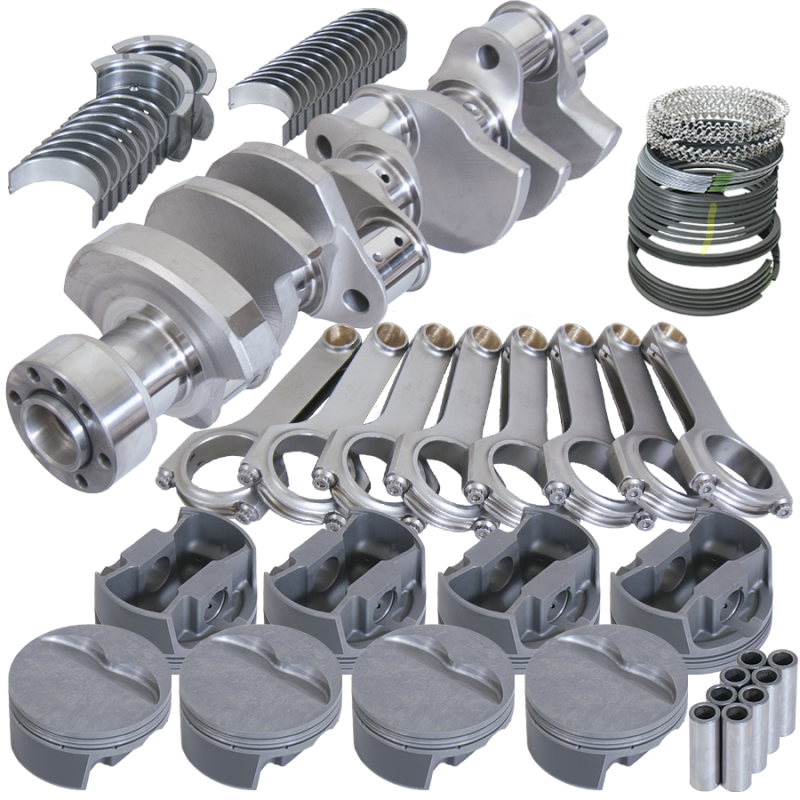 Picture of Eagle Chevy LT1 350 1Pc 3.750in Crank 6.000in H-Beam -5cc Flat Top 4.030in Pistons Rotating Assembly
