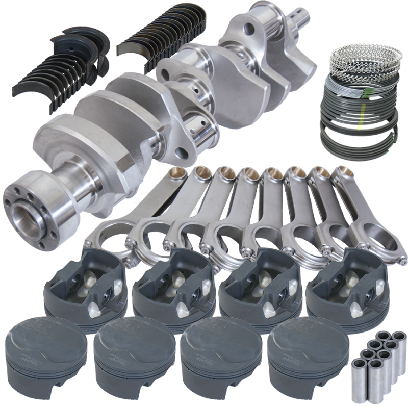 Picture of Eagle Chevy LT1 350 1Pc 3.750in Crank 6.000in H-Beam 6cc Dome 4.040in Pistons Rotating Assembly