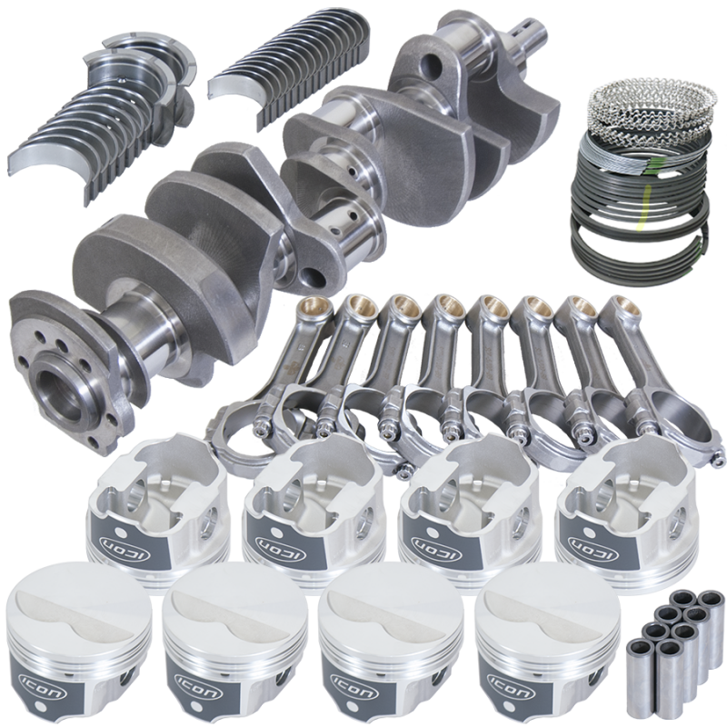 Picture of Eagle Chevy LT1350 1Pc 3.480in Crank 5.700in I-Beam Rods -3.7cc 4.040in Pistons Rotating Assembly
