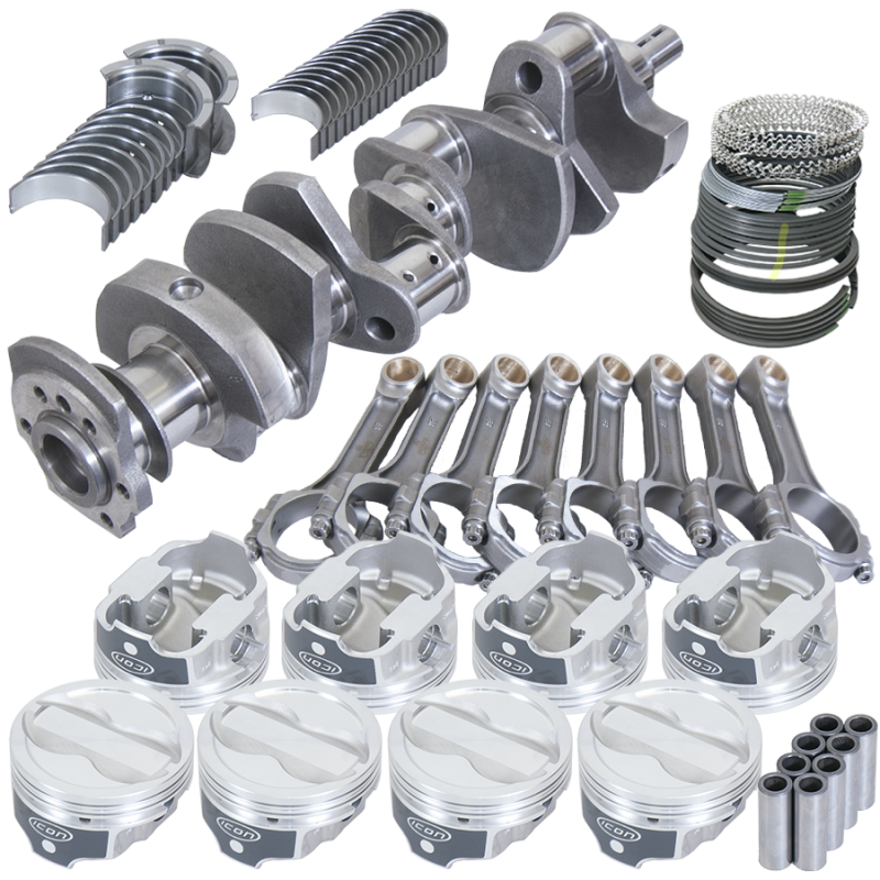 Picture of Eagle Chevy LT1350 1Pc 3.750in Crank 6.000in I-Beam Rods -18cc 4.000in Pistons Rotating Assembly