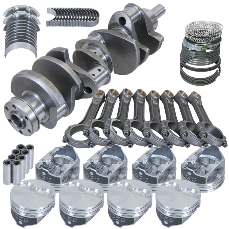 Picture of Eagle Ford 351W 4.000in Crank 6.200in I-Beam Rods -6.5cc Flat Top 4.040in Pistons Rotating Assembly