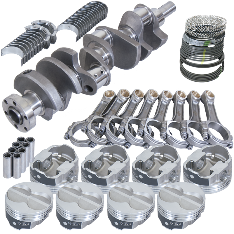Picture of Eagle Ford 289/302 3.400in Crank 5.400in I-Beam Rod -11cc Flat Top 4.000in Pistons Rotating Assembly