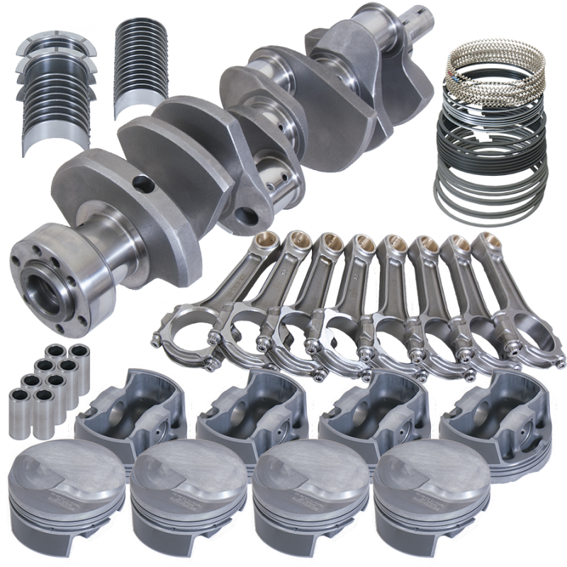 Picture of Eagle Chevy 454 1Pc 4.250in Crank 6.385in I-Beam Rods 18cc Dome 4.310in Pistons Rotating Assembly