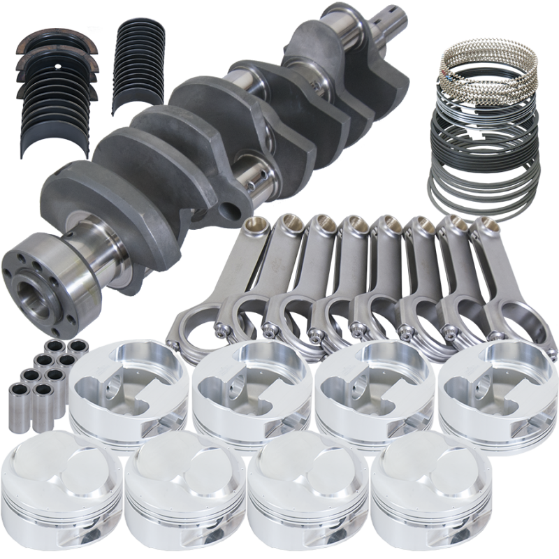 Picture of Eagle Chevy 502 1Pc 4.250in Counterwght Crank 6.535in H-Beam 46cc 4.560in Pistons Rotating Assembly