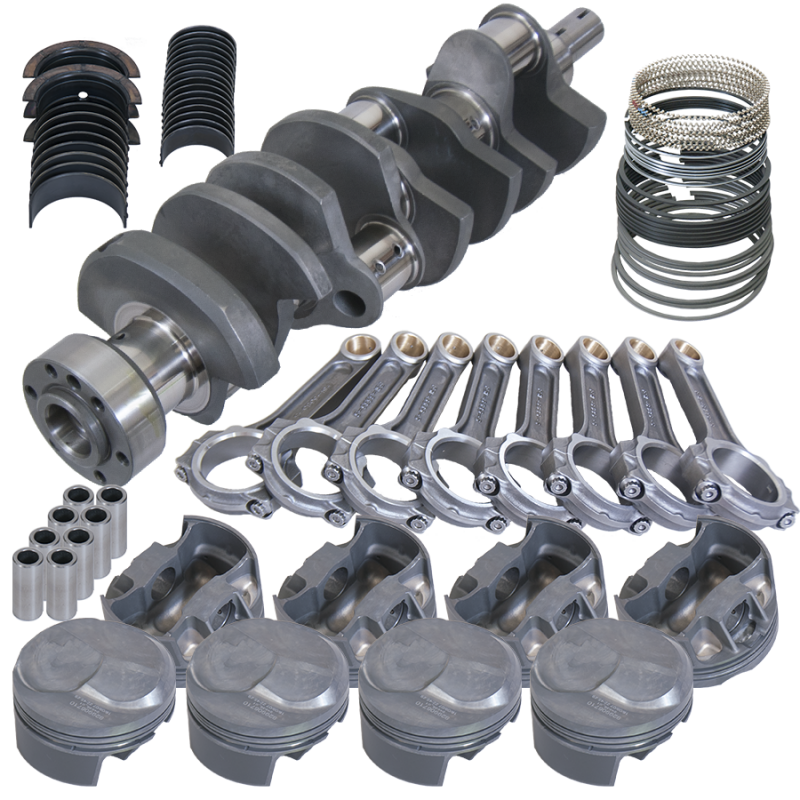 Picture of Eagle Chevy 454 1Pc 4.250in Crank 6.385in I-Beam Rods 43cc Dome 4.320in Pistons Rotating Assembly