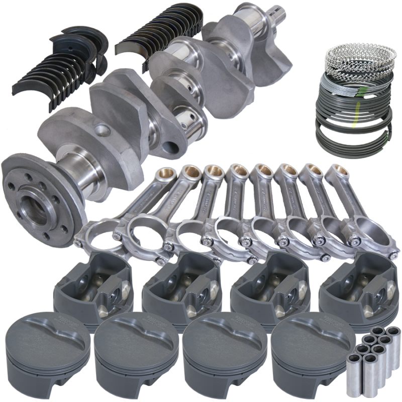 Picture of Eagle Chevy 350 3.480in Crank 6.000in I-Beam Rods -5cc Flat Top 4.040in Pistons Rotating Assembly