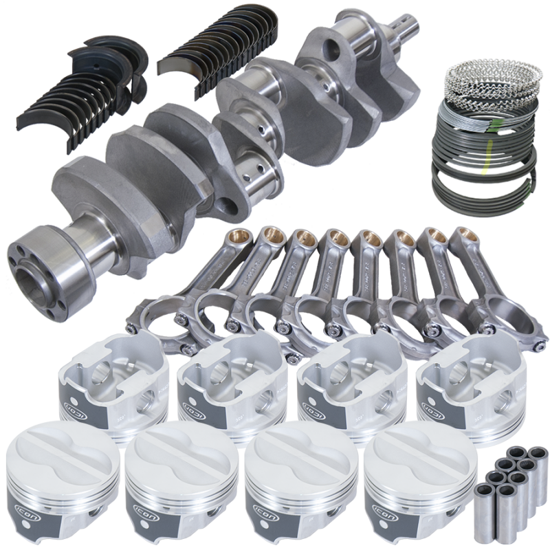 Picture of Eagle Chevy LT1 350 1Pc 3.750in Crank 5.700in I-Beam Rods -10cc 4.060in Pistons Rotating Assembly