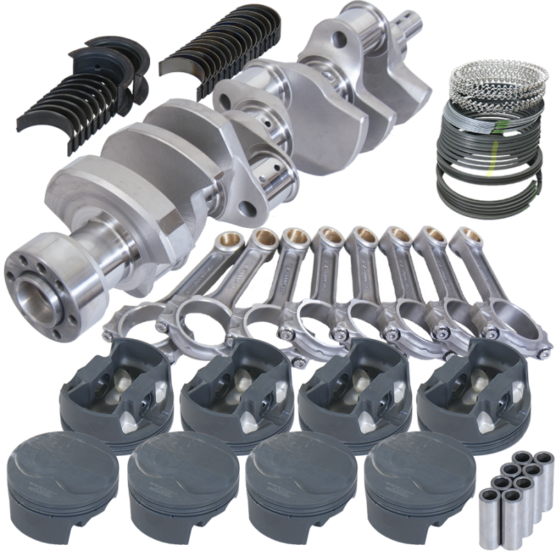 Picture of Eagle Chevy LT1 350 1Pc 3.750in Crank 6.000in I-Beam Rods 6cc Dome 4.060in Pistons Rotating Assembly