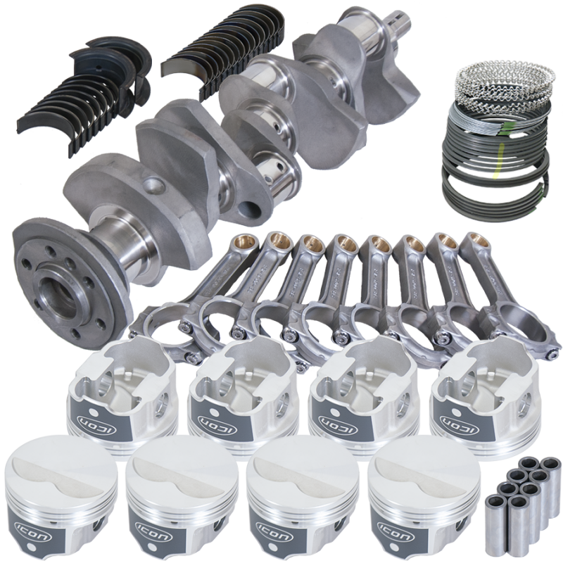 Picture of Eagle Chevy LT1 350 1Pc 3.480in Crank 5.700in I-Beam Rods -3.7cc 4.060in Pistons Rotating Assembly