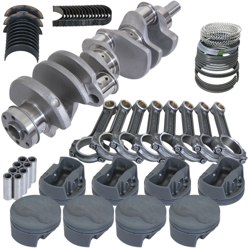 Picture of Eagle Ford 351W 4.000in Crank 6.250in I-Beam Rods -6.6cc Flat Top 4.030in Pistons Rotating Assembly