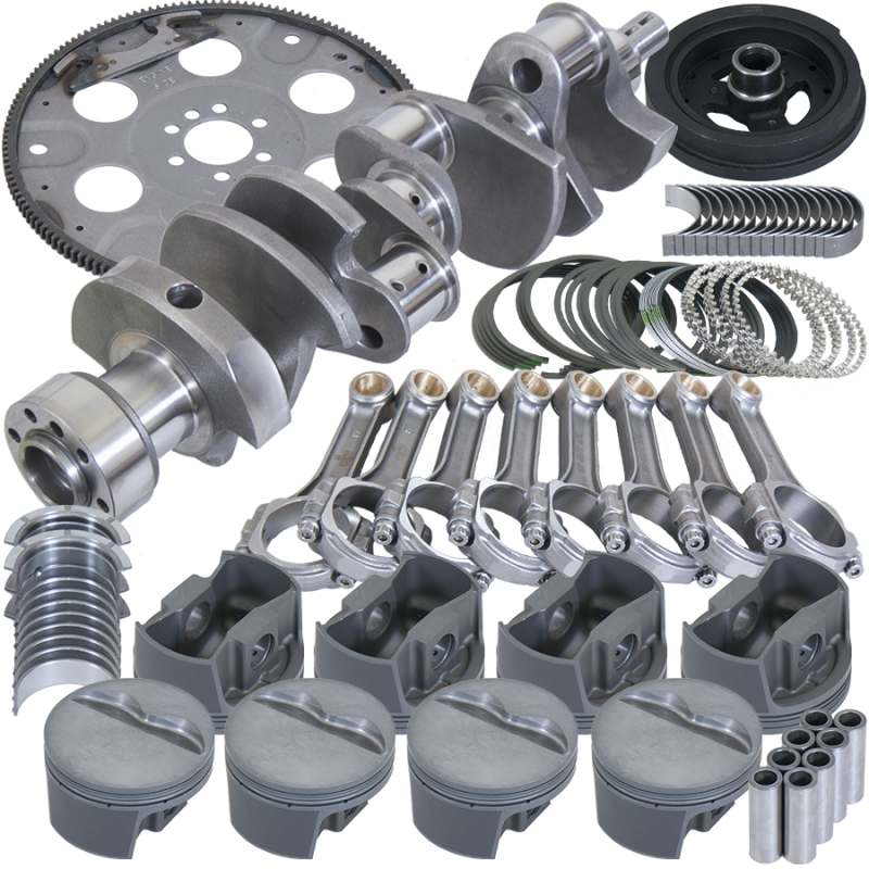 Picture of Eagle Chevy 350 1Pc 3.750in Crank 5.700in I-Beam Rods 4.030in Pistons 153 Tooth FP Balanced Assembly