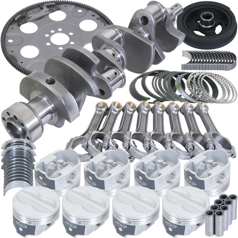 Picture of Eagle Chevy 350 1Pc 3.750in Crank 5.700in I-Beam Rod 4.000in Pistons 153 Tooth FP Balanced Assembly