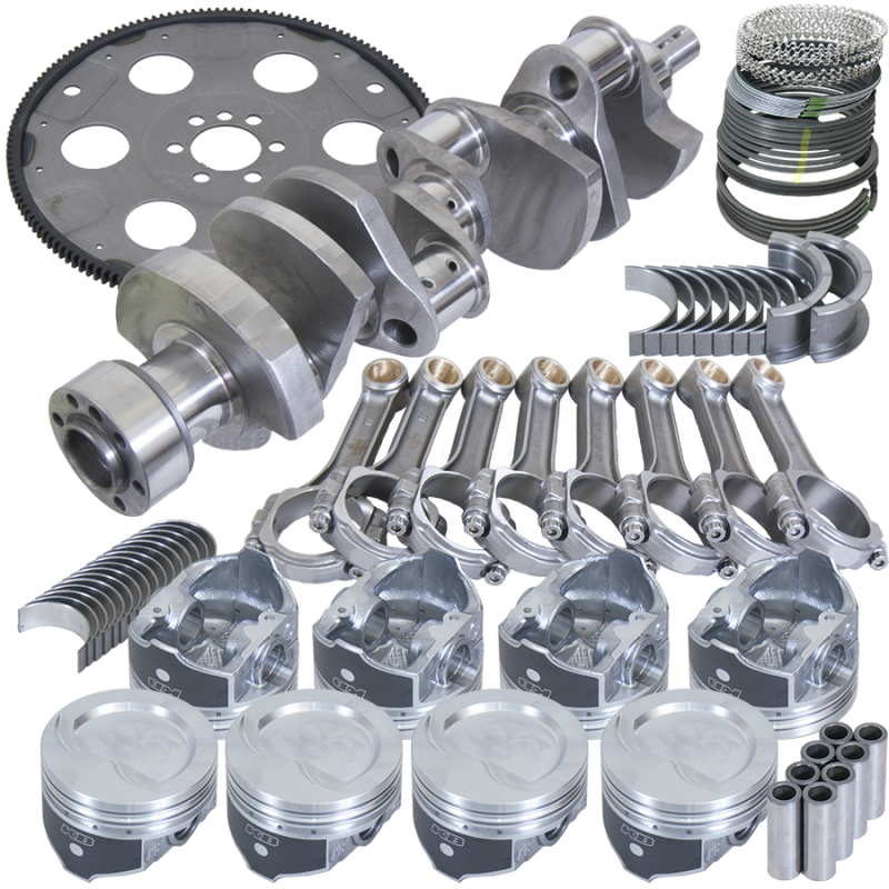 Picture of Eagle Chevy 350 1Pc 3.750in Crank 5.700in I-Beam Rod 4.040in Pistons 153 Tooth FP Balanced Assembly