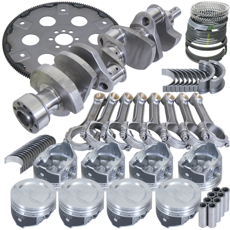 Picture of Eagle Chevy 350 1Pc 3.750in Crank 5.700in I-Beam Rod 4.030in Pistons 168 Tooth FP Balanced Assembly