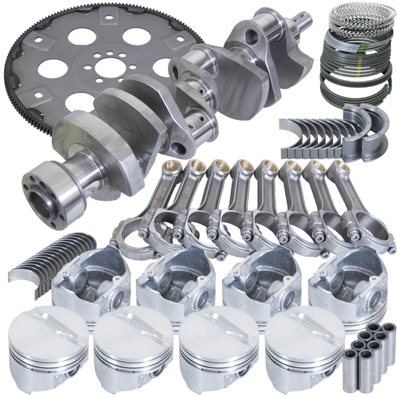 Picture of Eagle Chevy 350 1Pc 3.750in Crank 5.700in I-Beam Rods 4.060in Pistons 168 Tooth FP Balanced Assembly