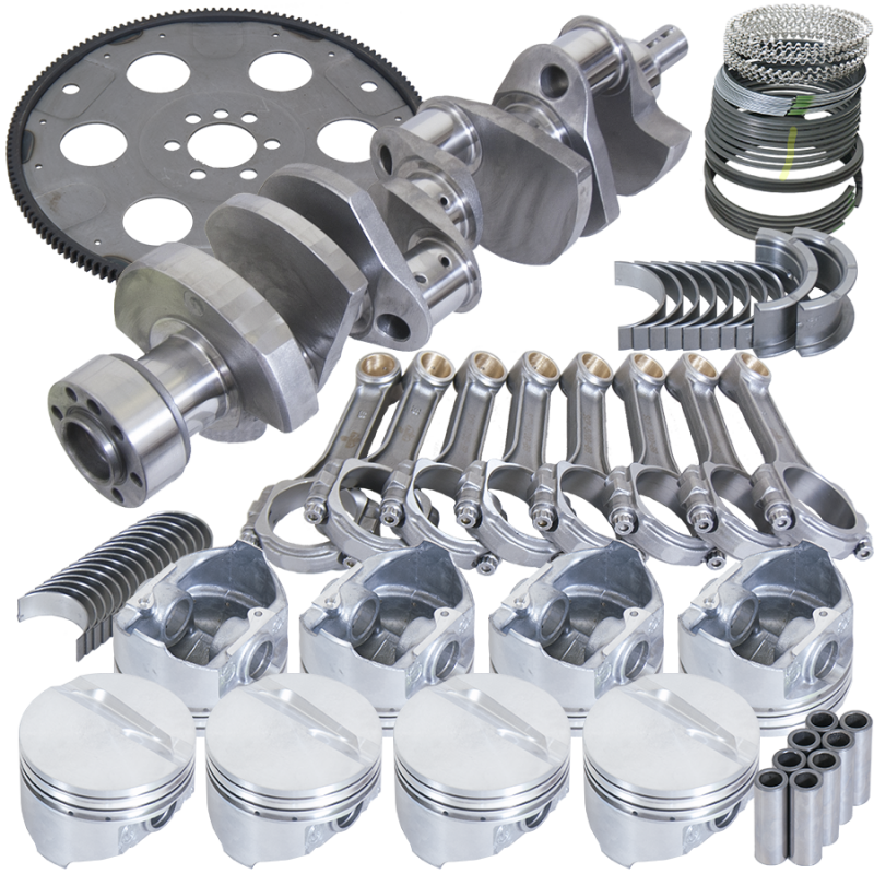 Picture of Eagle Chevy 350 1Pc 3.750in Crank 5.700in I-Beam Rods 4.030in Pistons 153 Tooth FP Balanced Assembly