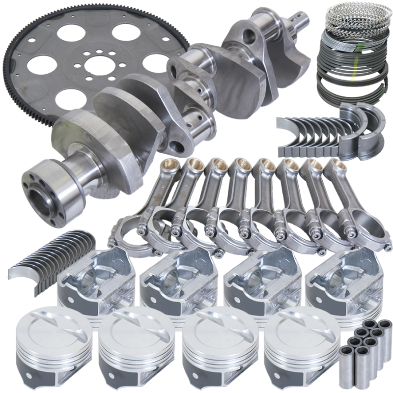 Picture of Eagle Chevy 350 1Pc 3.750in Crank 5.700in I-Beam Rods 4.060in Pistons 153 Tooth FP Balanced Assembly
