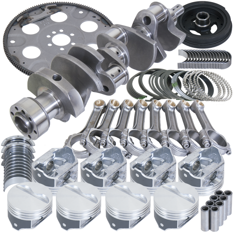 Picture of Eagle Chevy 350 1Pc 3.750in Crank 5.700in I-Beam Rods 4.000in Pistons 153 Tooth FP Balanced Assembly