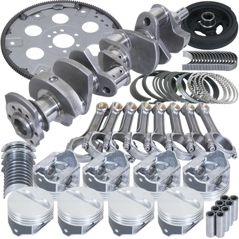 Picture of Eagle Chevy 350 1Pc 3.750in Crank 5.700in I-Beam Rods 4.000in Pistons 153 Tooth FP Balanced Assembly