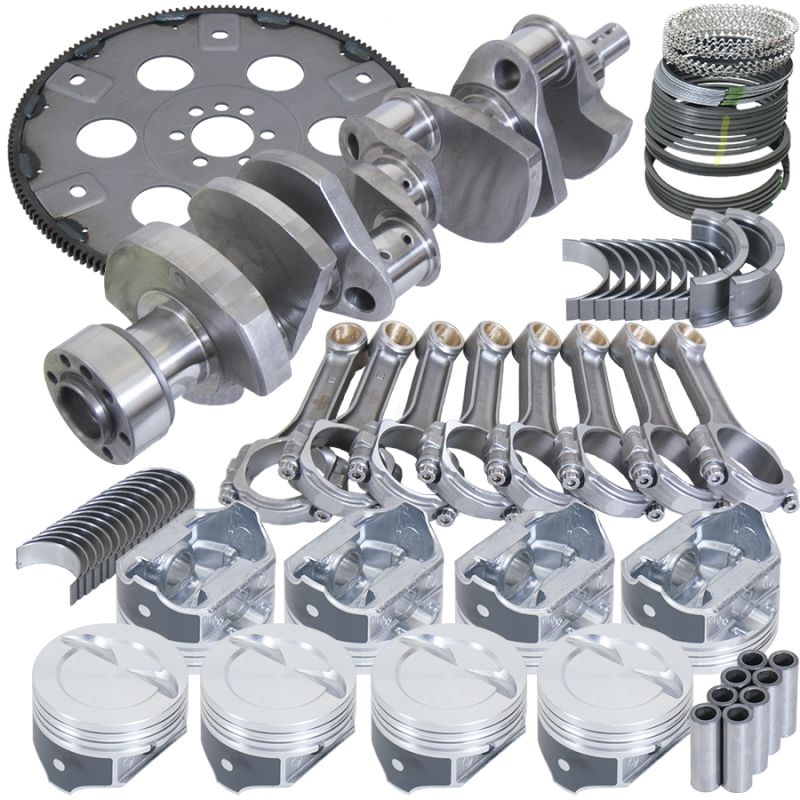 Picture of Eagle Chevy 350 1Pc 3.750in Crank 5.700in I-Beam Rod 4.030in Pistons Eagle 168 Tooth FP Bal Assembly