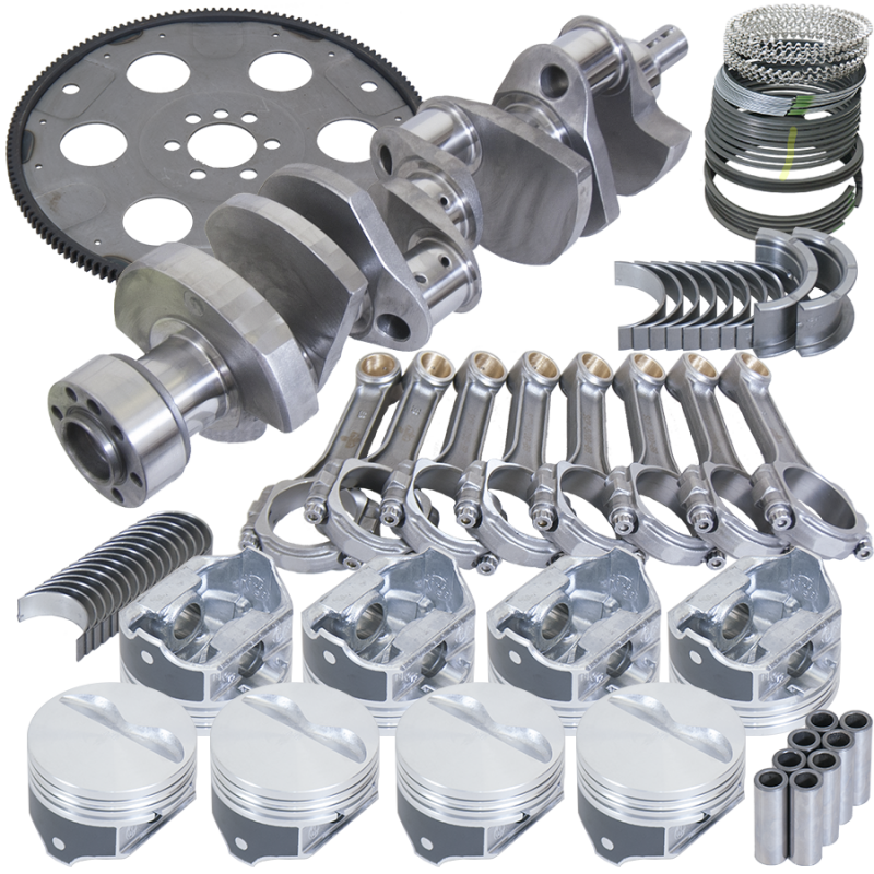 Picture of Eagle Chevy 350 1Pc 3.750in Crank 5.700in I-Beam Rods 4.000in Pistons 153 Tooth FP Balanced Assembly