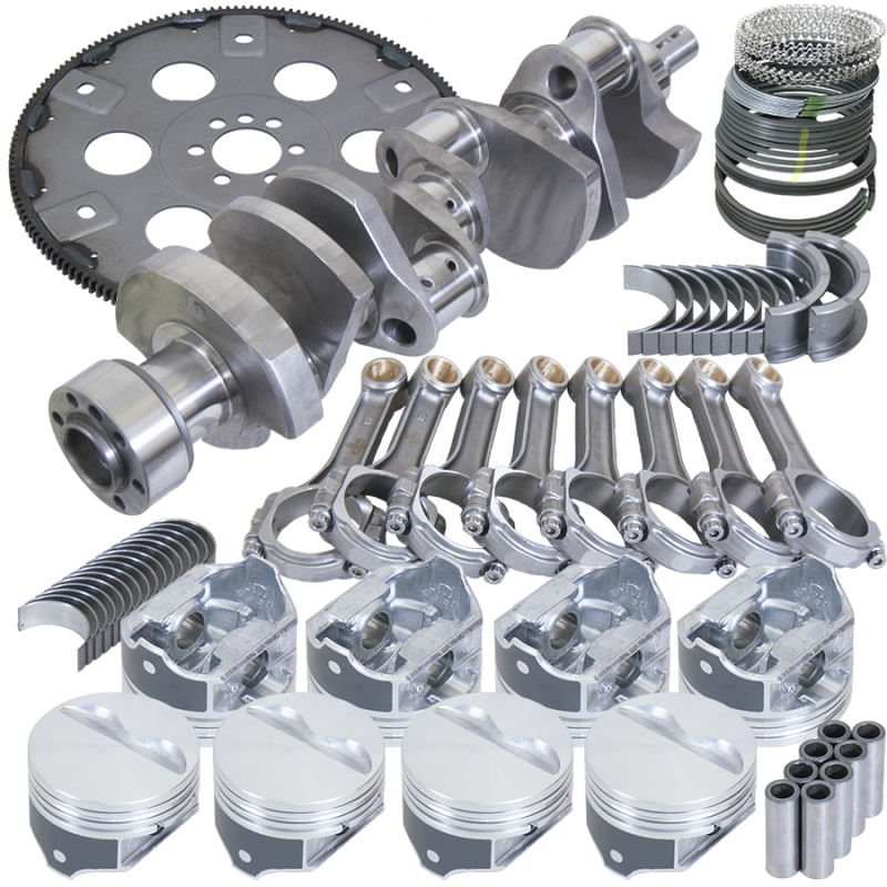 Picture of Eagle Chevy 350 1Pc 3.750in Crank 5.700in I-Beam Rods 4.000in Pistons 168 Tooth FP Balanced Assembly