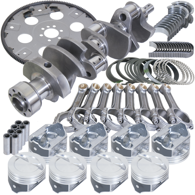 Picture of Eagle Chevy 350 1Pc 3.750in Crank 5.700in I-Beam Rods 4.040in Pistons 168 Tooth FP Balanced Assembly