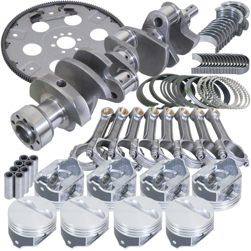 Picture of Eagle Chevy 350 1Pc 3.750in Crank 5.700in I-Beam Rods 4.030in Pistons 168 Tooth FP Balanced Assembly