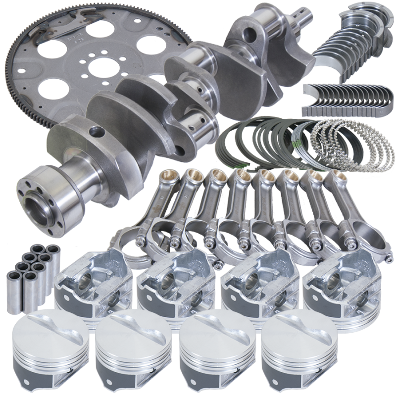 Picture of Eagle Chevy 350 1Pc 3.750in Crank 5.700in I-Beam Rods 4.040in Pistons 168 Tooth FP Balanced Assembly
