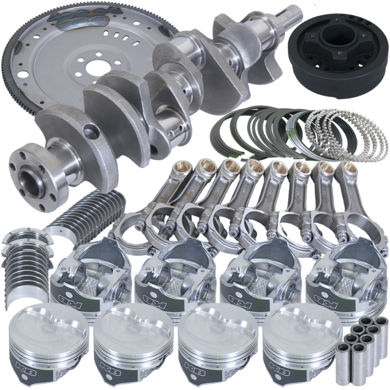 Picture of Eagle Ford 302 3.400in Crank 5.400in I-Beam Rods 4.030in Pistons 157 Tooth FW Balanced Assembly