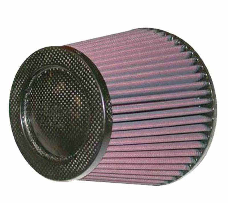Picture of K&N Cone Filter 5in ID 6.5in base 4.5in top 5.625in height carbon fiber look