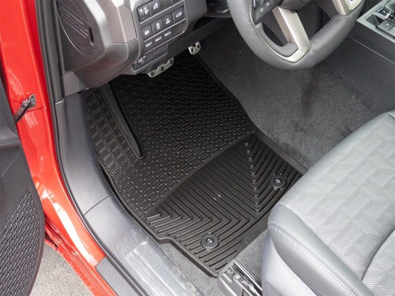 Picture of WeatherTech WT Rubber Mats-Front-Blk Floor Mats - W698